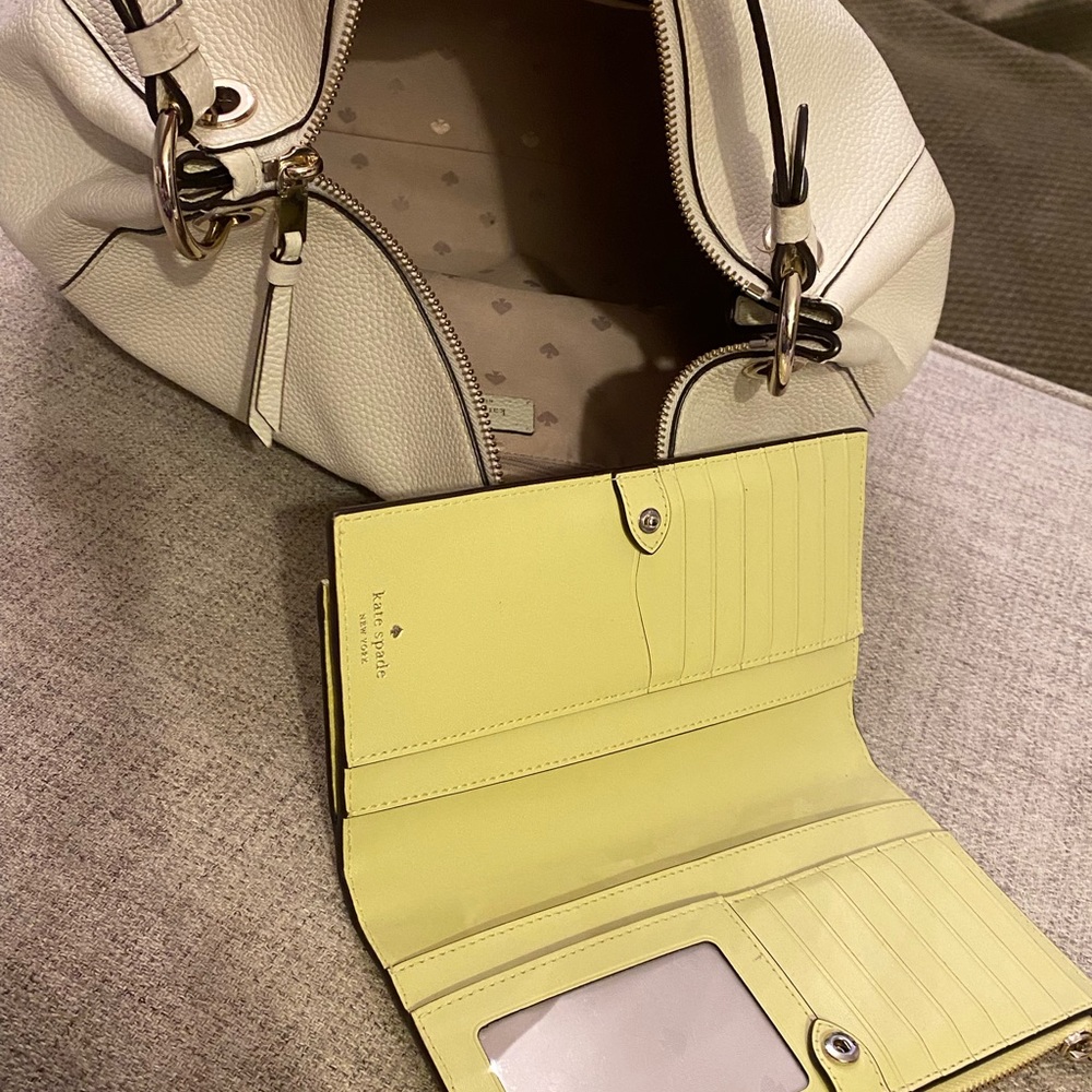 Kate Spade shoulder bag & wallet wristlet